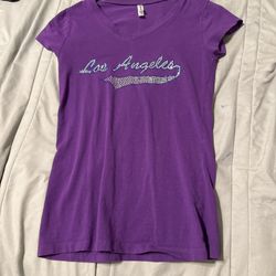 Purple Los Angelus T Shirt 