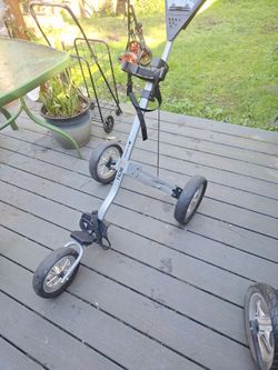 Light weight easy glide golf cart