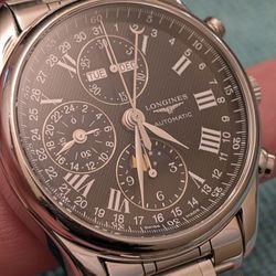Longines Master Collection Moon Phase Chronograph Automatic Swiss 