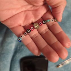 Evil Eye Protection Bracelet And Saint Benedict/ Proteccion Y San Benito