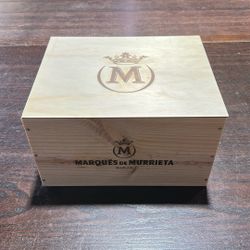 Empty Box From Marques De Murrieta Rioja