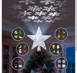 Christmas Tree topper new Silver 