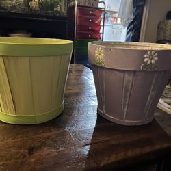 Spring Wooden Baskets