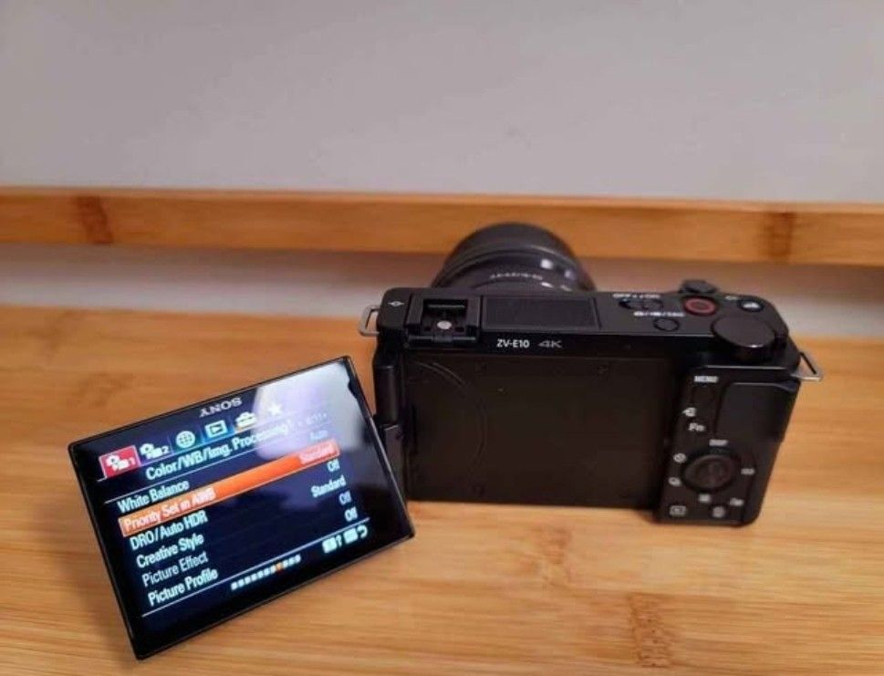 Sony zv-e10 with 16-50mm PZ lens