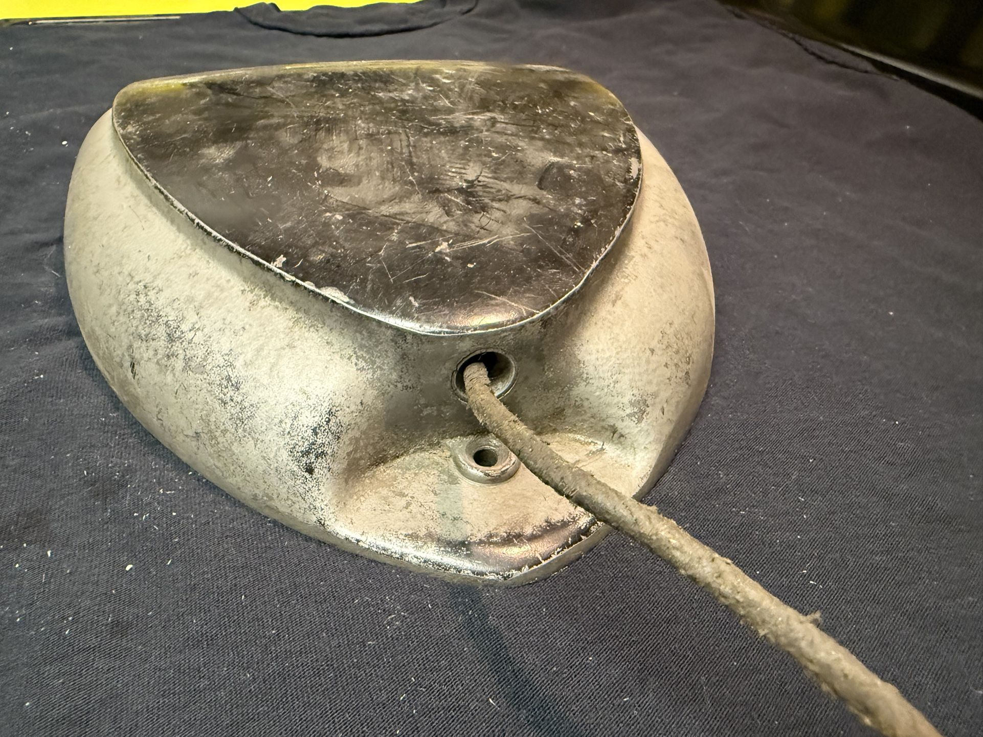 Martin 100 Outboard Top Cap With Paul Cord And Some Mechanical Bits Inside