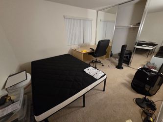 Like new full size bed and mattress - pick up today or tomorrow
