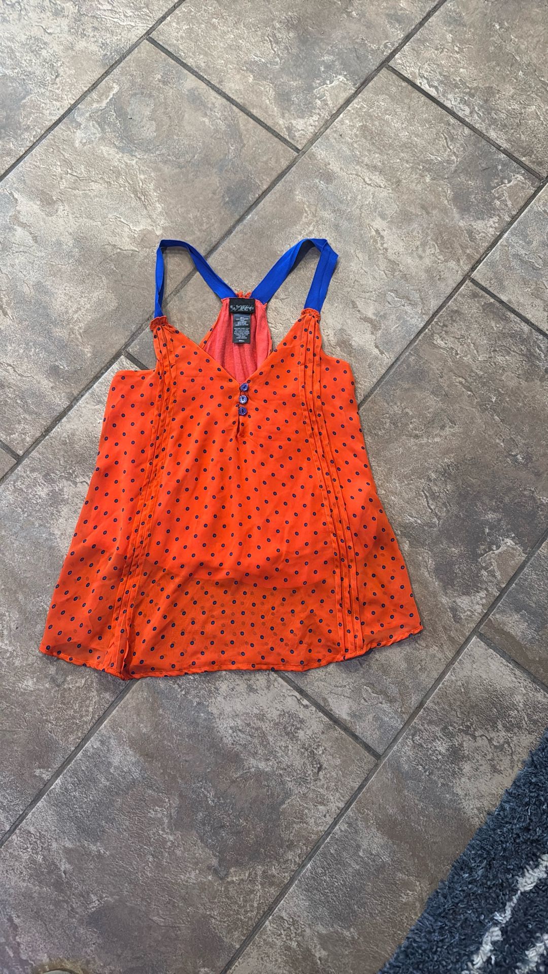 Day trip Racetrack Lined Blouse Size S