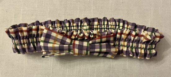 Longaberger Plaid Basket Garter