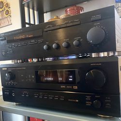 YAMAHA RX-485 STEREO RECEIVER… $40… DENON AVR-2801 STEREO/5.1 SURROUND RECEIVER… $60…
