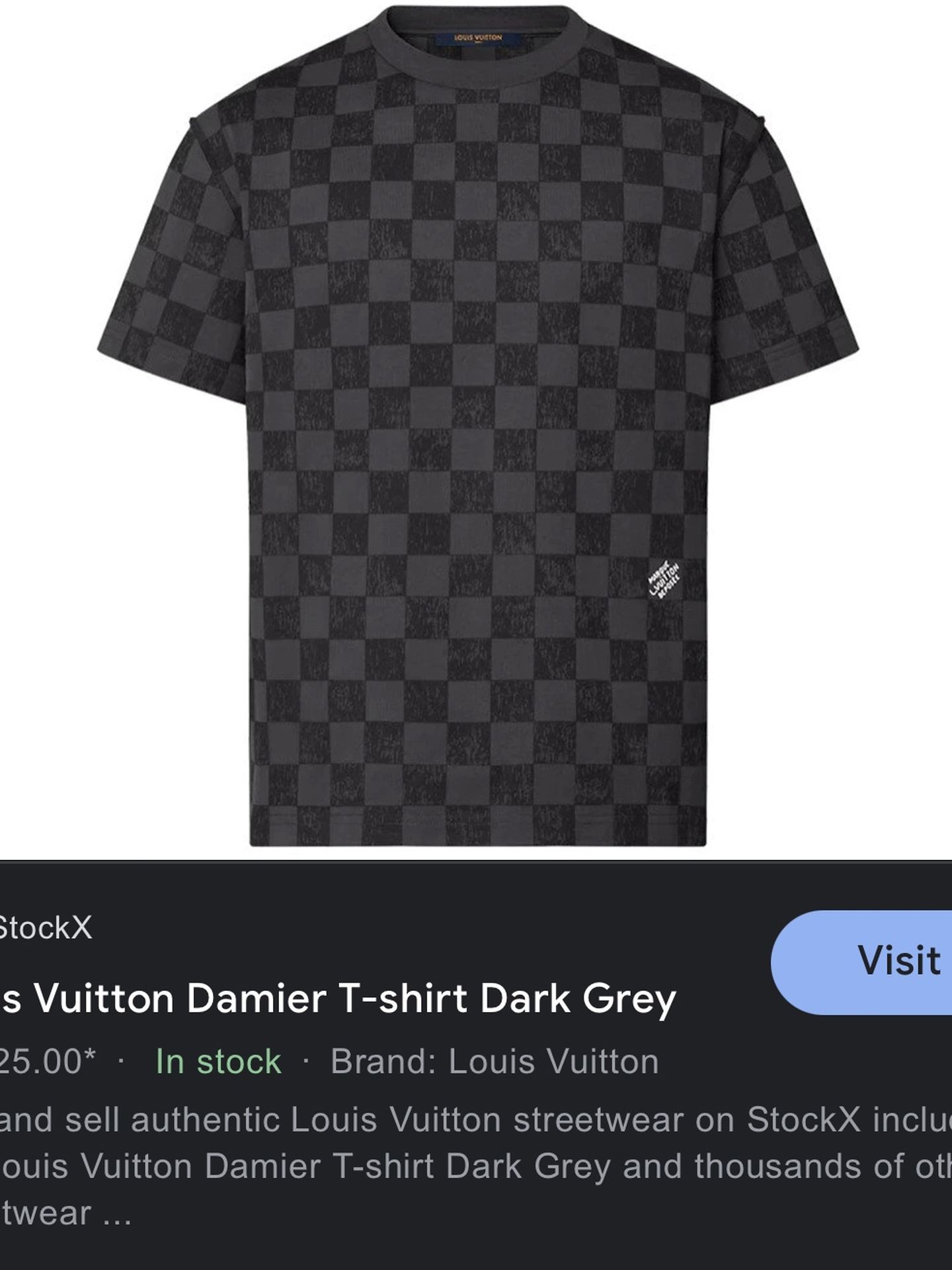 Louis Vuitton Demier Grey Tshirt -mens for Sale in Mesquite, TX - OfferUp