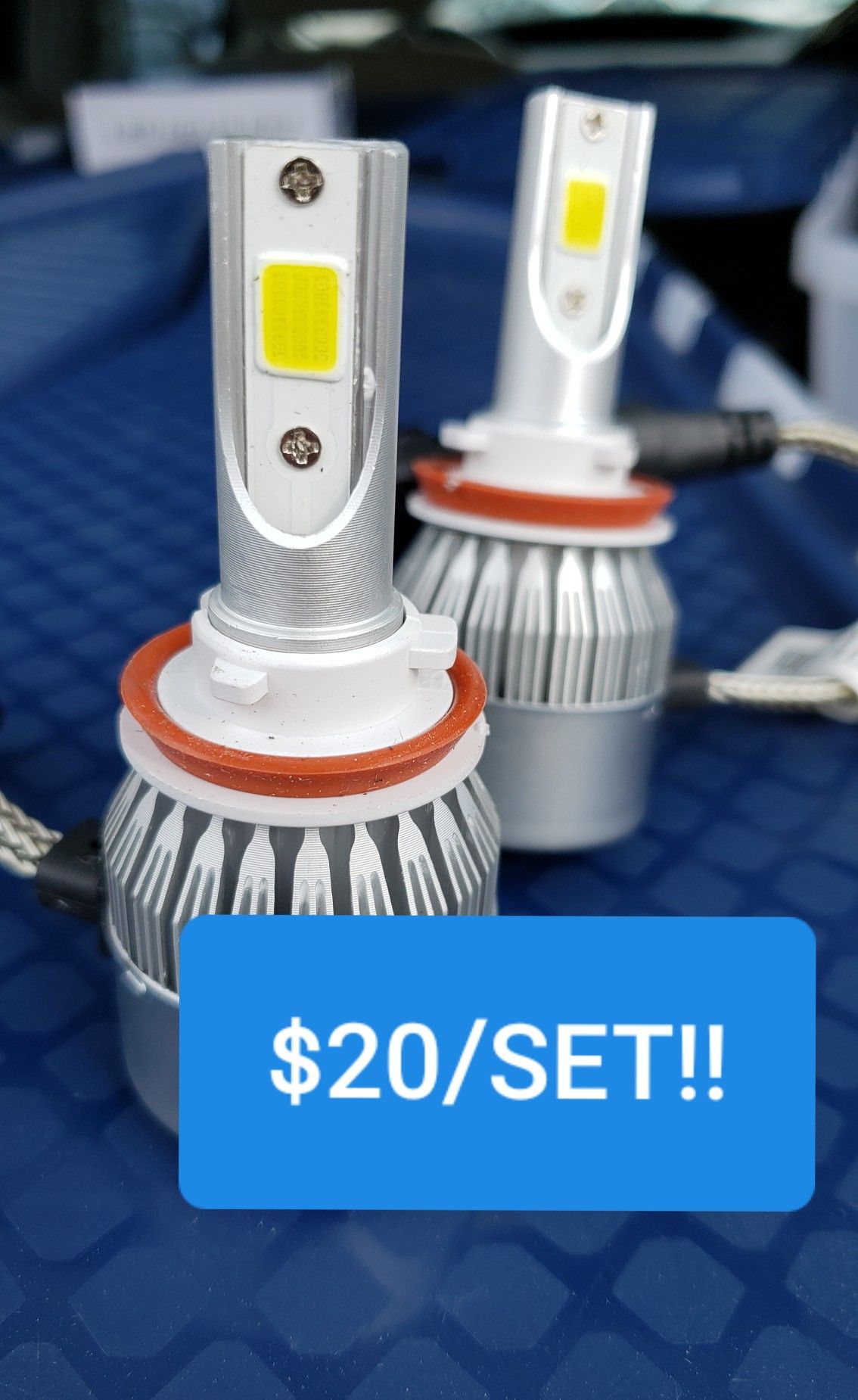 6000k LED headlights Bulbs Upgrade $20 All Cars, trucks and suv