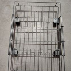 Small Underbed / Under Sofa Metal Rolling Basket 