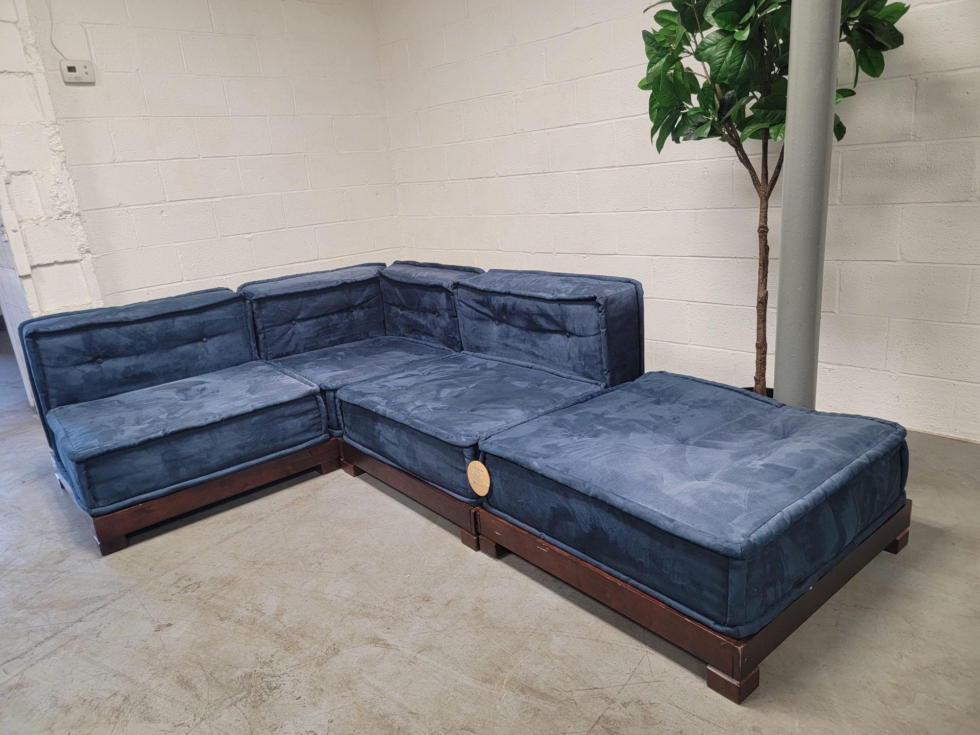 Like New - 4 piece pb teen cushy sectional - can deliver (Price^$999-)
