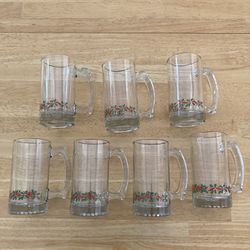 Christmas Motif Water Glasses