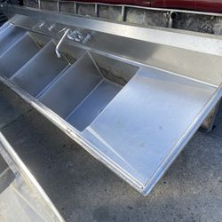 10ft restaurant sink no legs