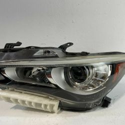 2014-2017 INFINITI Q50 LEFT SIDE LED HEADLIGHT HEADLAMP W/O ADAPTIVE 