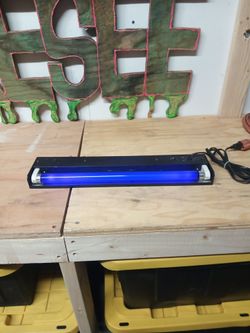 18" UV Black Light Fluorescent Tube Fixture
