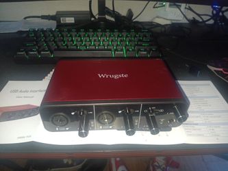 USB Audio interface dual  (Wrugste)