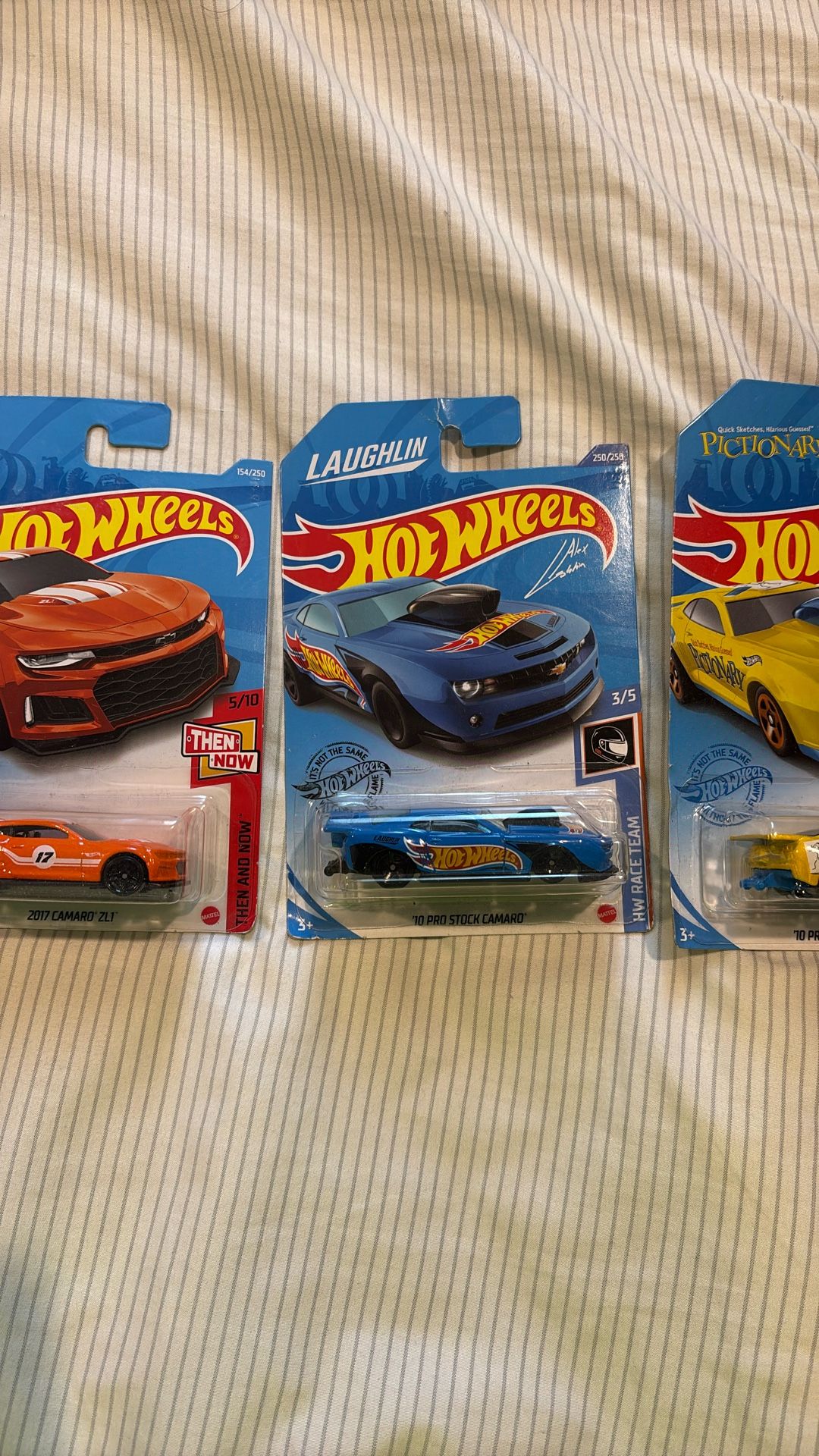 Hot Wheels Camero 3 Car Lot