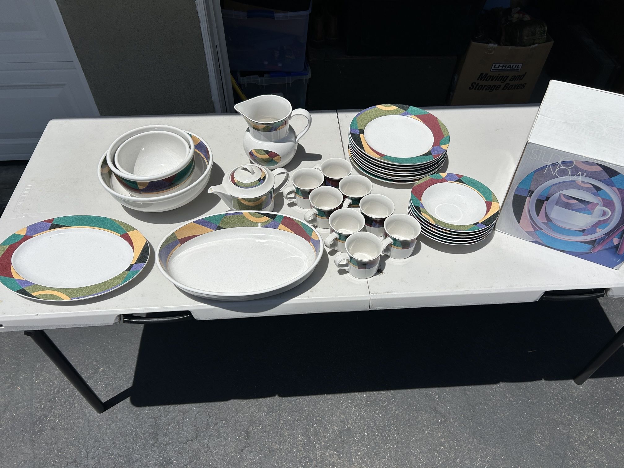Studio Boba By Mikasa Impulse China Set Cups Bowls Saucer More 