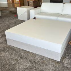 Huge Cocktail Table And Side Table