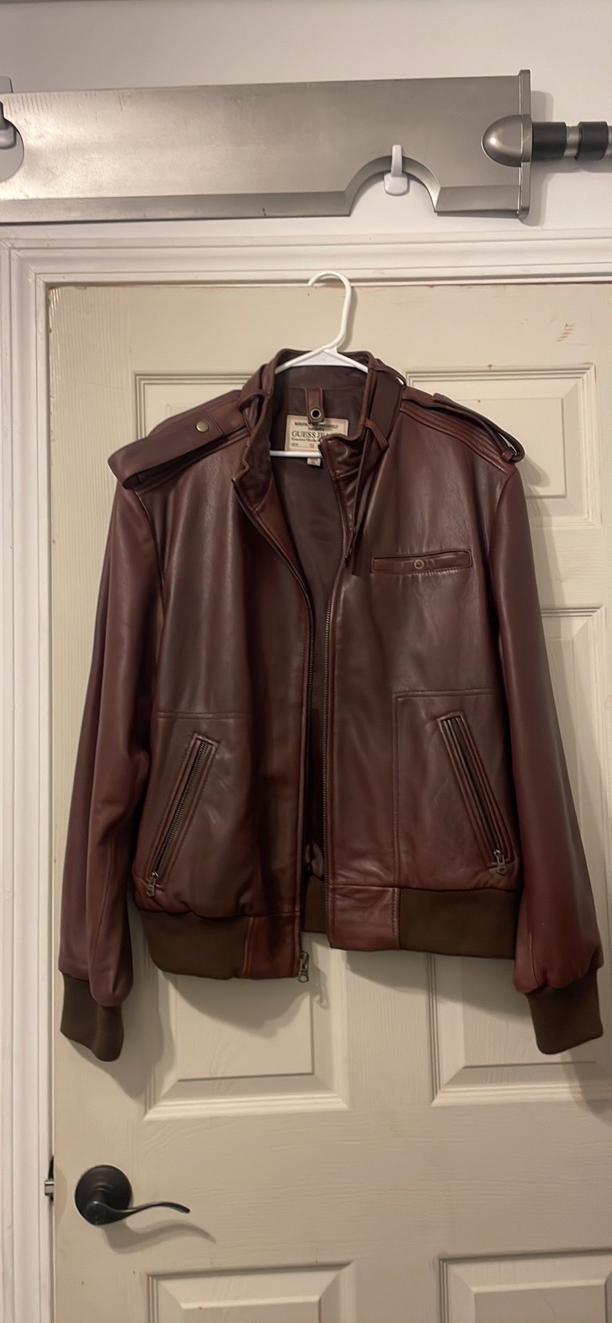 Guess leather jacket