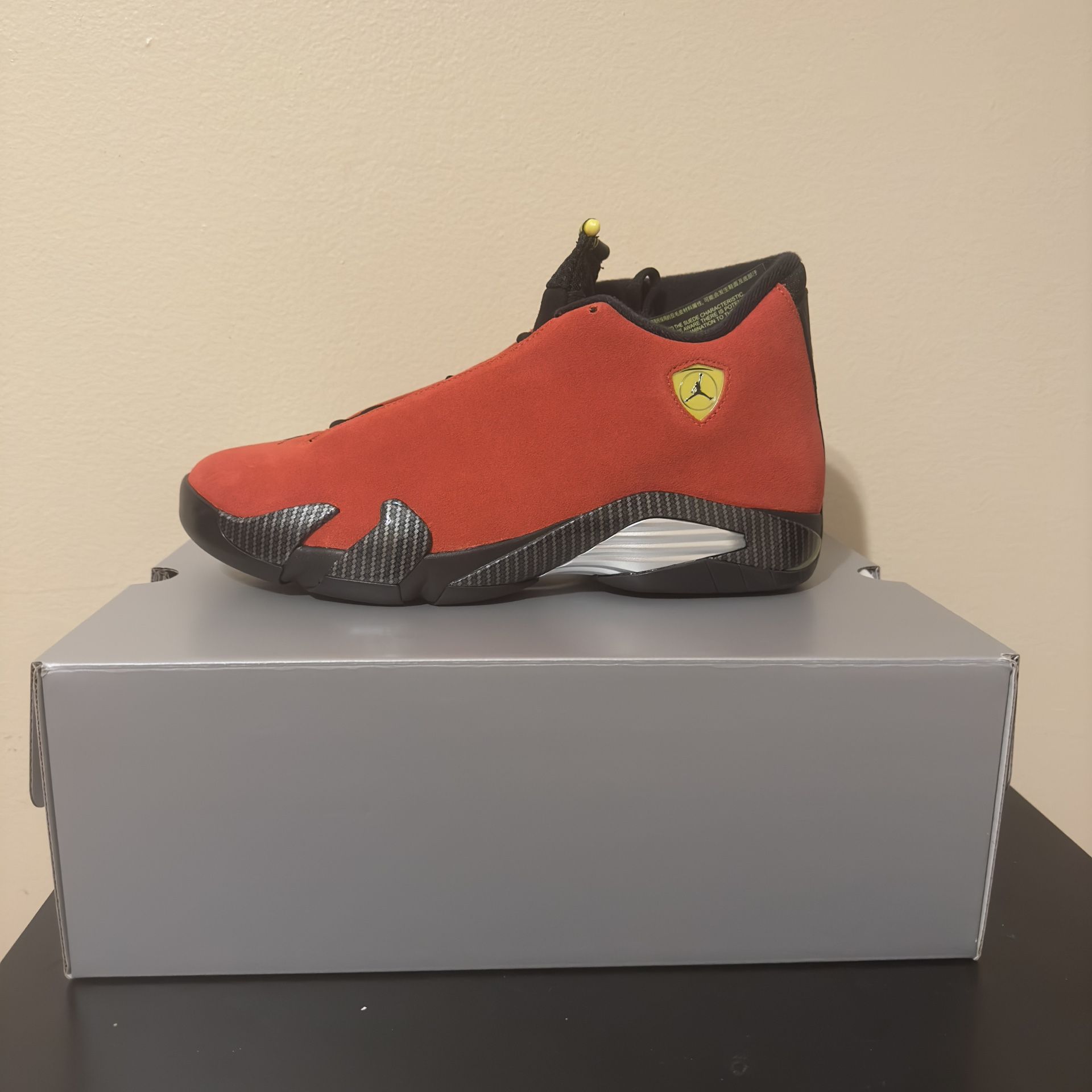 Jordan 14 Ferrari Size 10.5