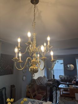 Golden Color Chandelier