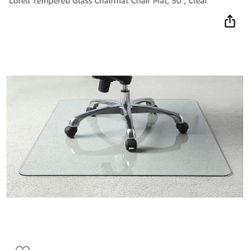 Glass Chair Matt For Desk