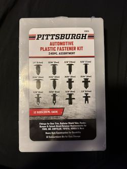 Pittsburg Automotive Plastic Fastener Kit