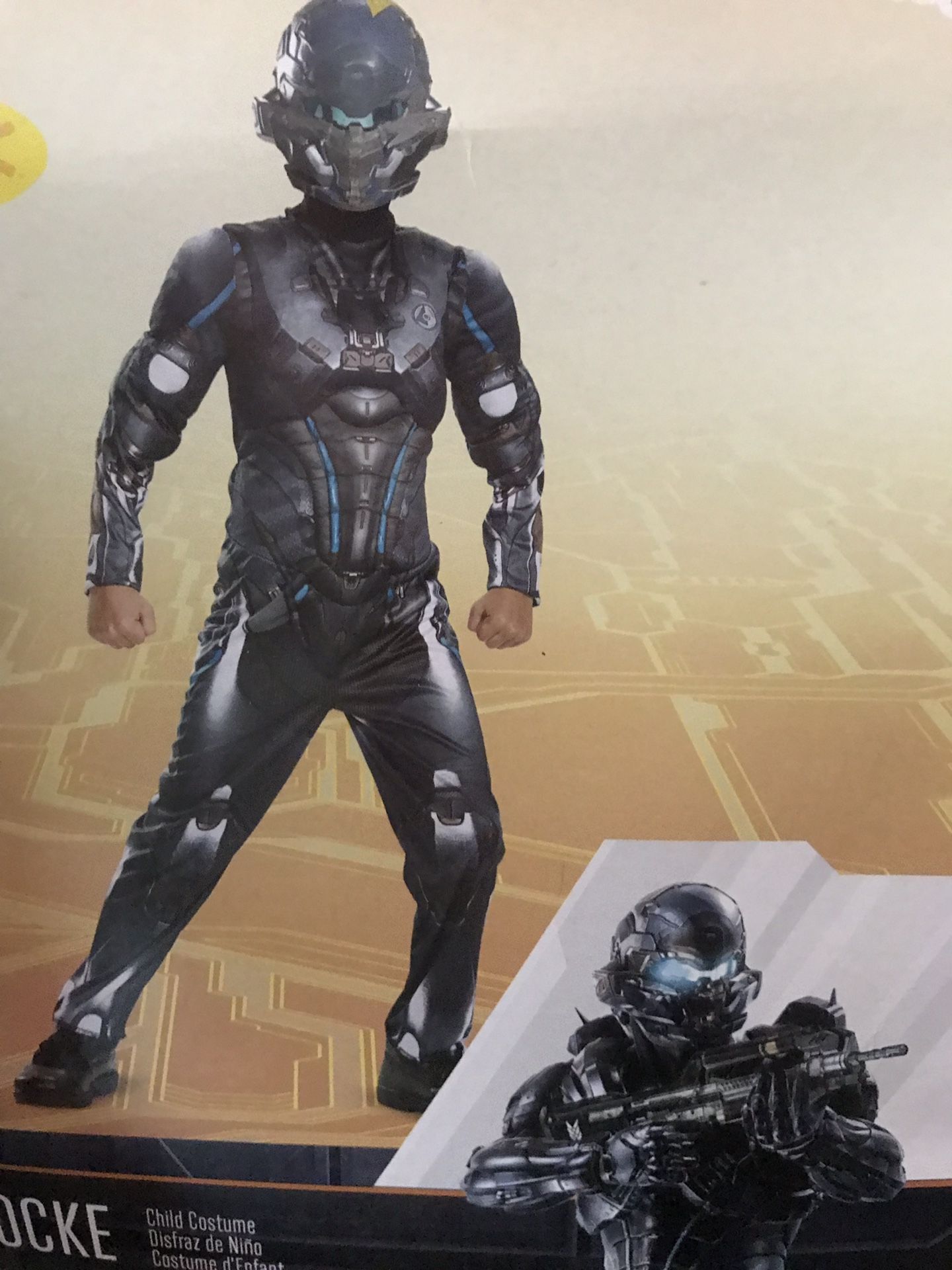 Halo costume with accessory and mask 7/8