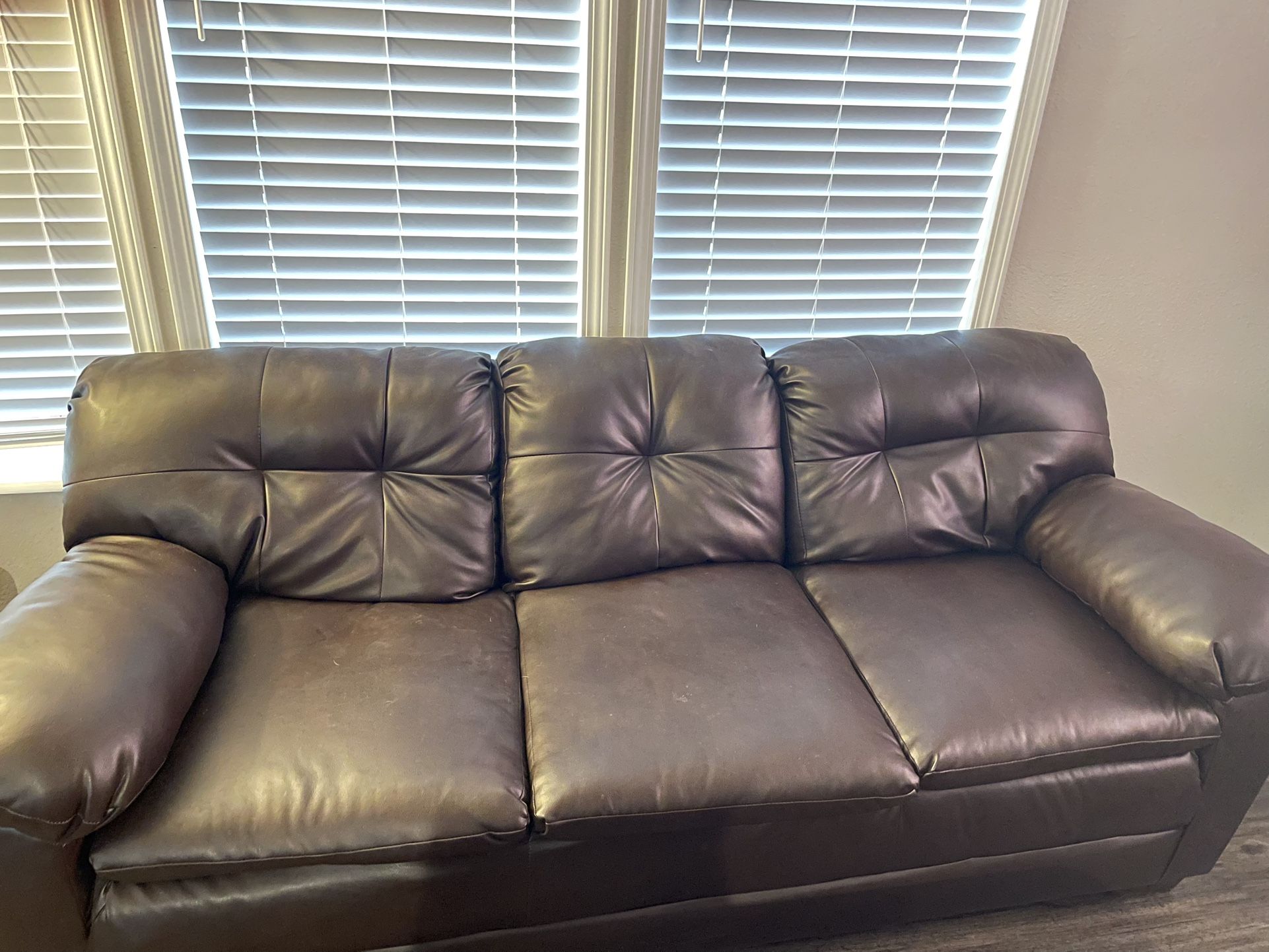 Brown sofa / couch