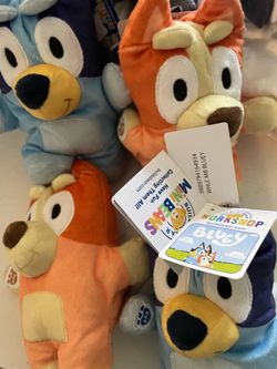 Bingo  and bluey beans 7inches build a bear workshop