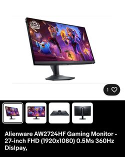 Gaming monitors slightly used NO damage