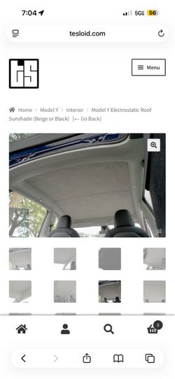 Model Y sun shade