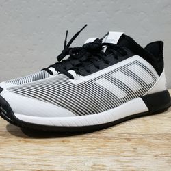 NWOB! ADIDAS Women's Bounce Athleisure Tennis Shoes (9.5) White/Black