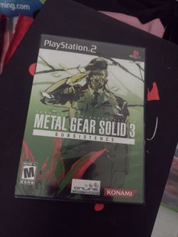 Like new PS2 games metal gear soul 3 price is firm $45