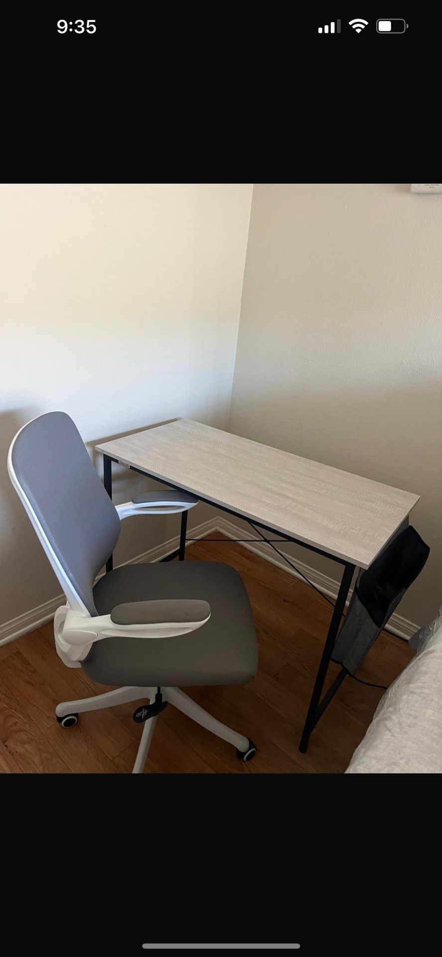 chair and office table