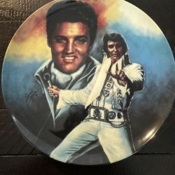 Vintage Elvis Plate 80s Collection 