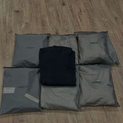 Black Essentials Hoodies