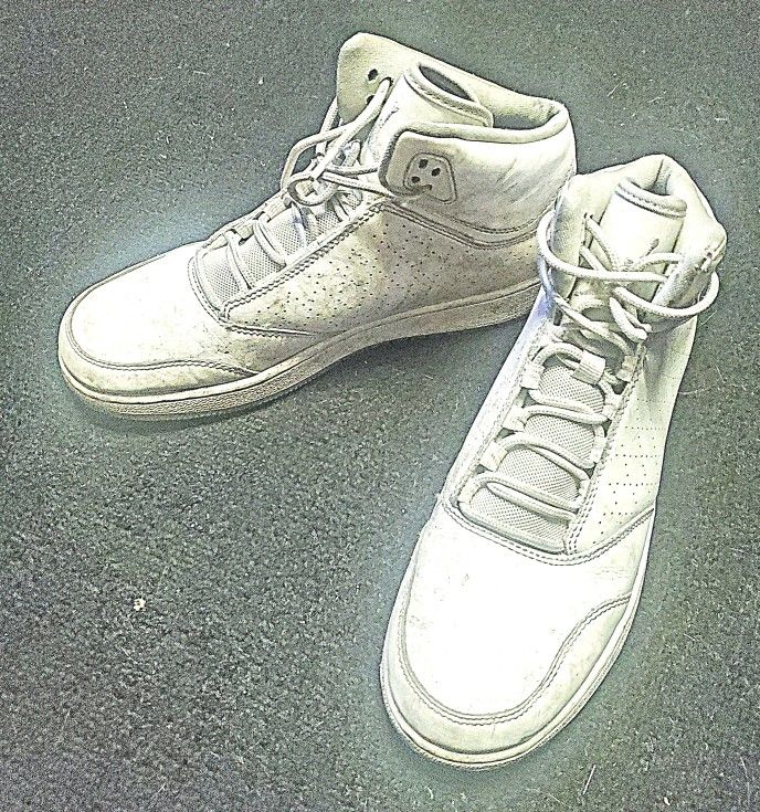 Jordan 1 Flight 5 White High Top Sneakers Size 7.5