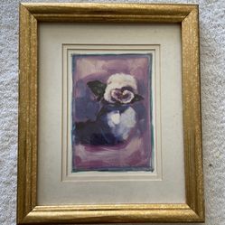 Purple Flowers Framed Art