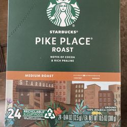 72 k-cups - 3 Sealed Boxes of STARBUCKS Pike Place Blend Coffee - $29 FIRM