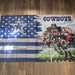Cowboys Flags Size 3ftx5ft 
