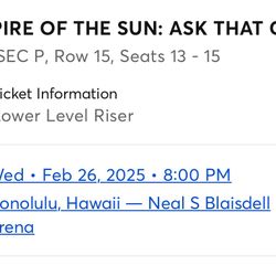 Empire Of The Sun $75 (1 Ticket)