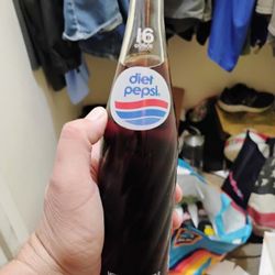 Vintage Sealed Soda Bottle Duet Pepsi 1970s