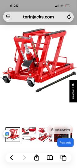 Big Red motorcycle jack 1500