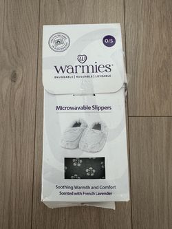 Warmies Microwavable Slippers - Lavender Scented - One Size - Brand New