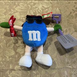Blue M&M Winter Plushie
