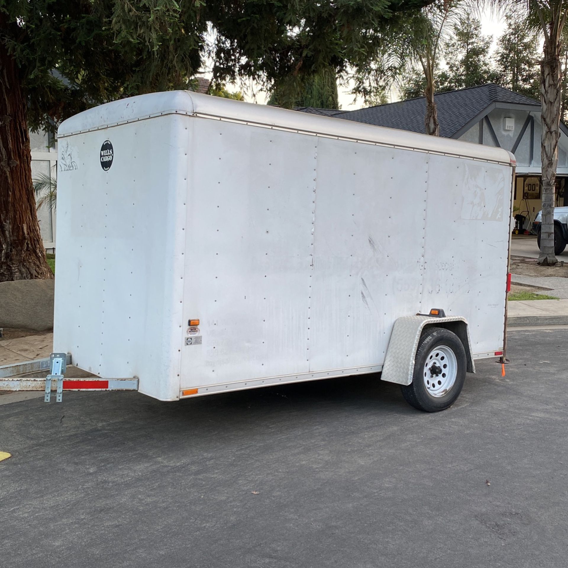 6x12 Wells Cargo Enclosed Trailer With Drop Gate for Sale in Visalia, CA - OfferUp Wells Cargo 6x12 Enclosed Trailer For Sale